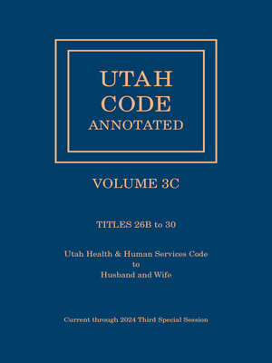 cover image of Utah Code Annotated